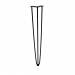 Нога для стола шпилька L=710 t10мм (TL1171) металл черный