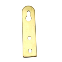 Петля-подвеска прямая  для шкафа металл жёлтая