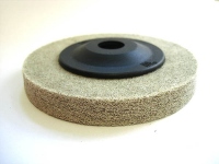 Полировочный диск D=100-15 для нерж. стали, зерн.80 (серый)