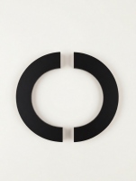 Ручка ПОЛУКРУГ 96мм черный FW18139