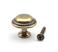 Ручка кноб FW1194 D=24 металл старая бронза