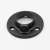Трубодержатель D=25 торцевой плоский черный
