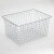 Корзина проволочная без рамы 535х410х285мм Серая
