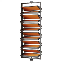 Обувная секция поворотная 360гр. 12 полок, в базу от 800, 360х700х1910-2110мм ZG10A-05