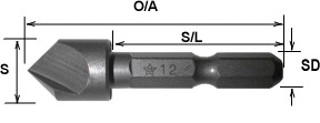 Зенковка 8 мм HSS (№5007)